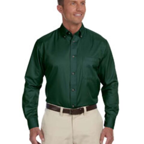 Men's Easy Blend™ Long-Sleeve Twill Shirt with Stain-Release Thumbnail