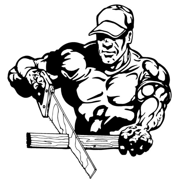 man and handsaw Thumbnail