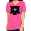 Missy's Relaxed Jersey Short-Sleeve V-Neck T-Shirt Thumbnail