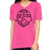 Missy's Relaxed Jersey Short-Sleeve V-Neck T-Shirt Thumbnail
