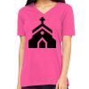 Missy's Relaxed Jersey Short-Sleeve V-Neck T-Shirt Thumbnail