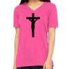 Missy's Relaxed Jersey Short-Sleeve V-Neck T-Shirt Thumbnail