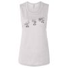 Ladies' Bella Flowy Scoop Muscle Tank Thumbnail