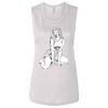 Ladies' Bella Flowy Scoop Muscle Tank Thumbnail