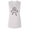 Ladies' Bella Flowy Scoop Muscle Tank Thumbnail