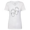 Next Level The Ideal V T-Shirt Thumbnail